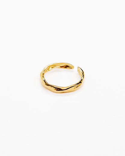Anel Golden Twist